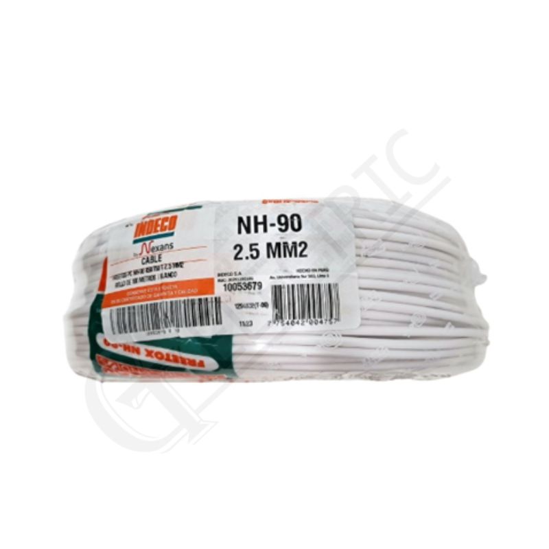 CABLE FREETOX- PC NH-90 450-750 V 2.5 MM2 COLOR BLANCO INDECO