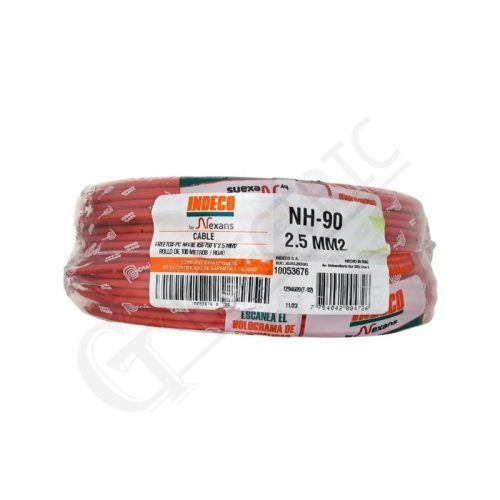 CABLE FREETOX- PC NH-90 450-750 V 2.5 MM2 COLOR ROJO INDECO