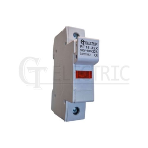 PORTAFUSIBLE 10X38 CON LED 1POLO 32A GTELECTRIC