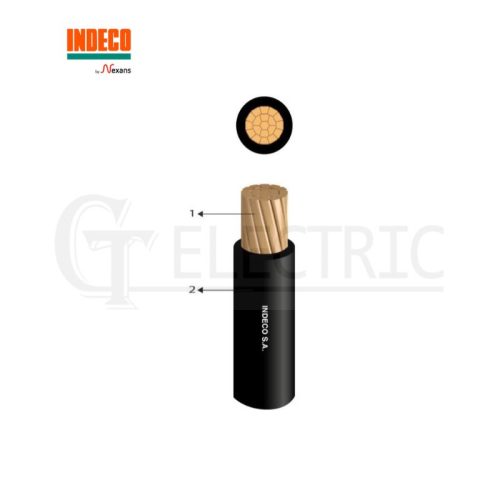 CABLE LIBRE DE ALOGENA FREETOX NH-90 10MM² 450/750V NEGRO INDECO