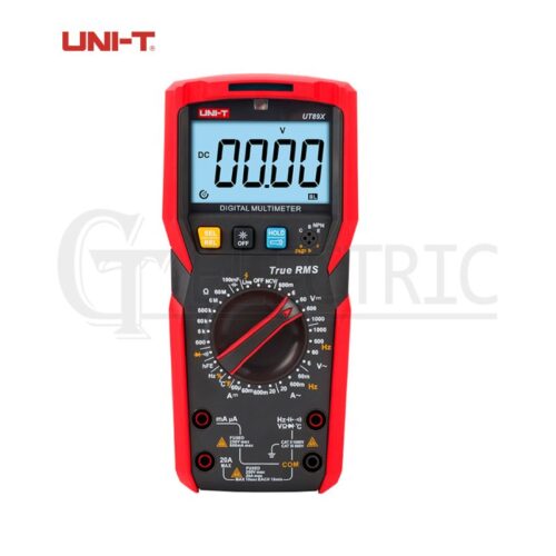 MULTIMETRO MULTITESTER DIGITAL TRUE RMS C/TEMPERATURA UT-89X UNI-T