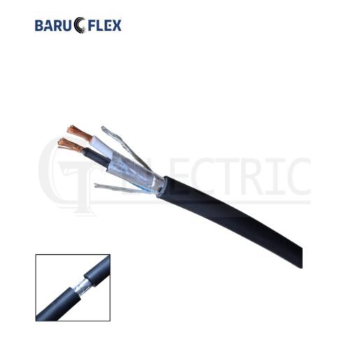 CABLE DE CONTROL E INSTRUMENTACION APANTALLADO LSZH 2X18 AWG BARUCFLEX