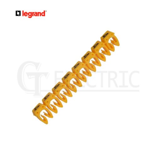 MARCADORPARA PARA CABLE 0.5-1.5MM Nº 4 LEGRAND 038214