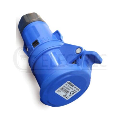 TOMACORRIENTE AEREA 16A 2P + T 200-250V IP54 AZUL