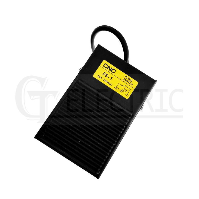 PEDAL ELECTRICO FS-1 COLOR NEGRO, CNC
