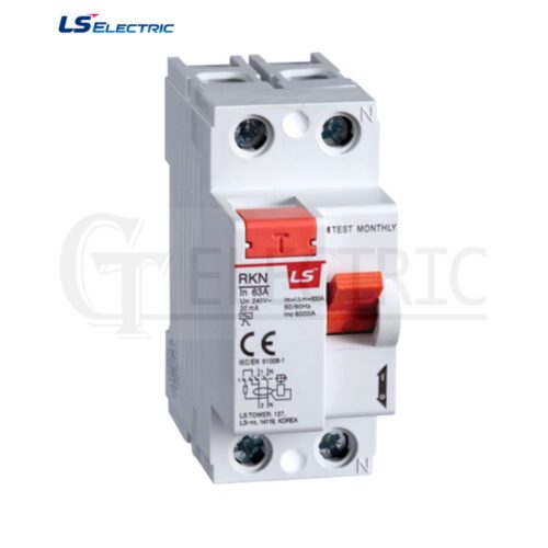 INTERRUPTOR DIFERENCIAL 2X63A 30MA RKN-63-2/30MA LS